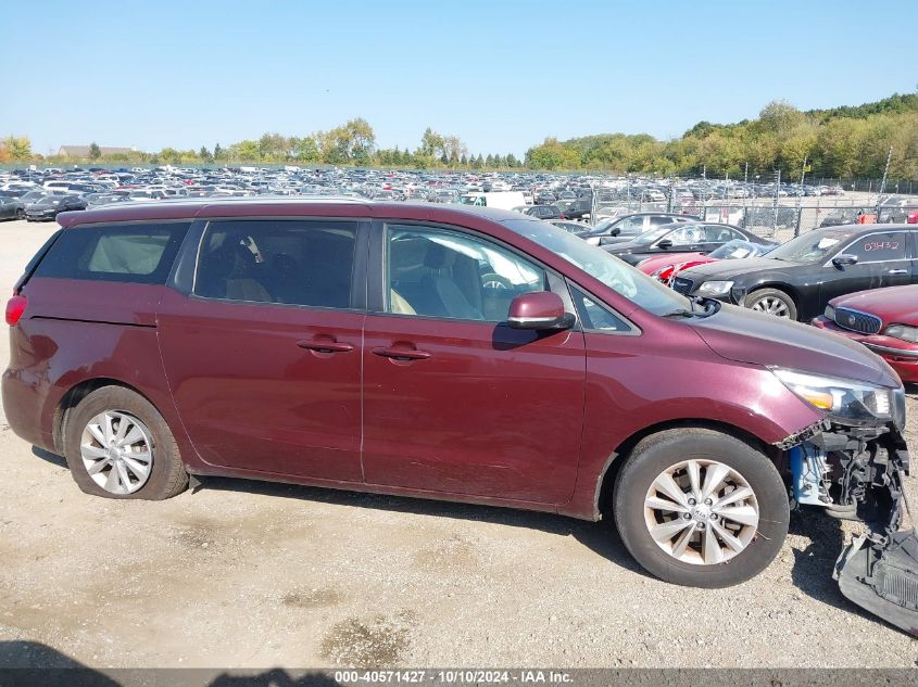 2017 Kia Sedona Lx VIN: KNDMB5C17H6316307 Lot: 40571427