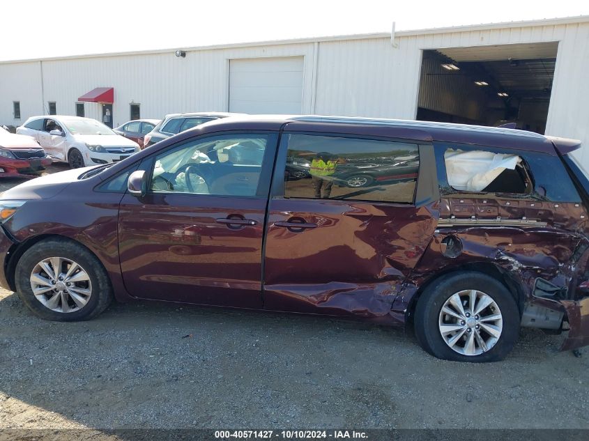 2017 Kia Sedona Lx VIN: KNDMB5C17H6316307 Lot: 40571427