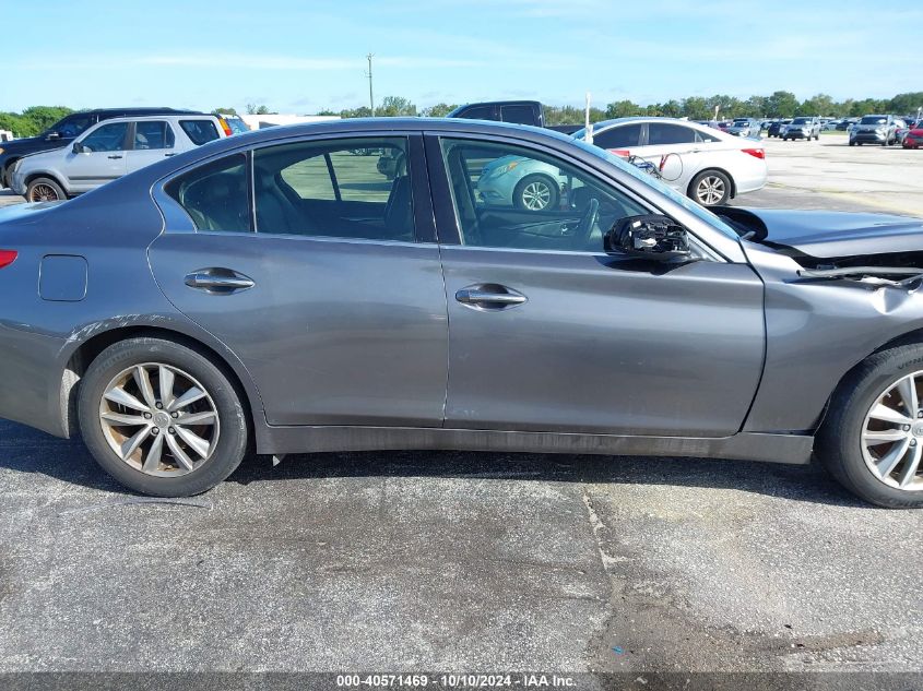 2017 Infiniti Q50 3.0T Premium VIN: JN1EV7APXHM744403 Lot: 40571469