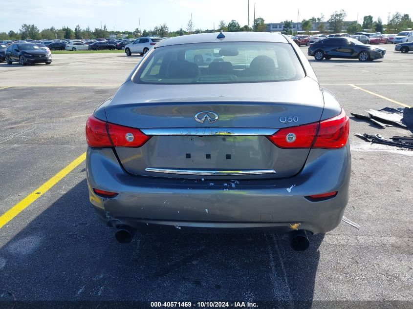 2017 Infiniti Q50 3.0T Premium VIN: JN1EV7APXHM744403 Lot: 40571469