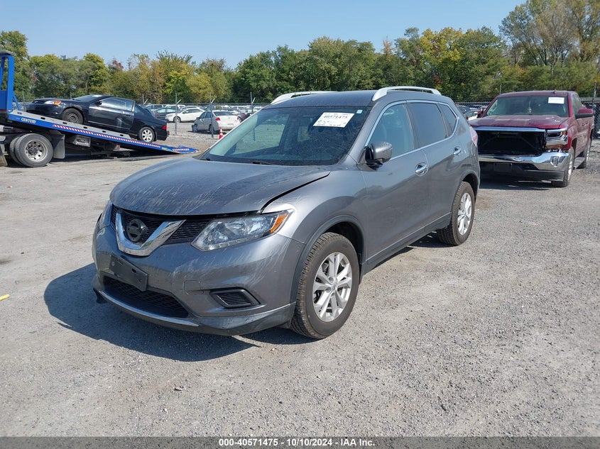 2016 NISSAN ROGUE SV - KNMAT2MV5GP735524