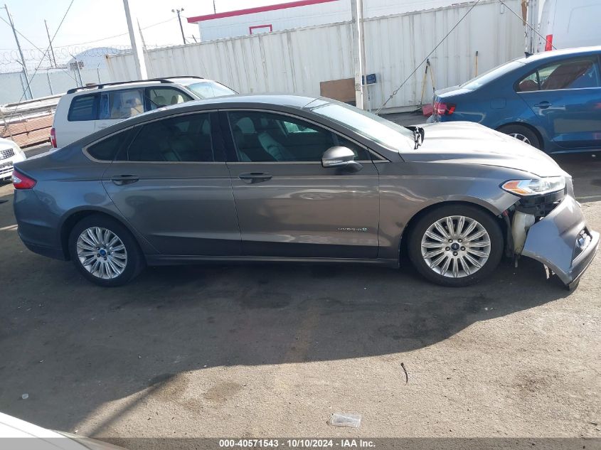 3FA6P0LU3DR261140 2013 Ford Fusion Hybrid Se