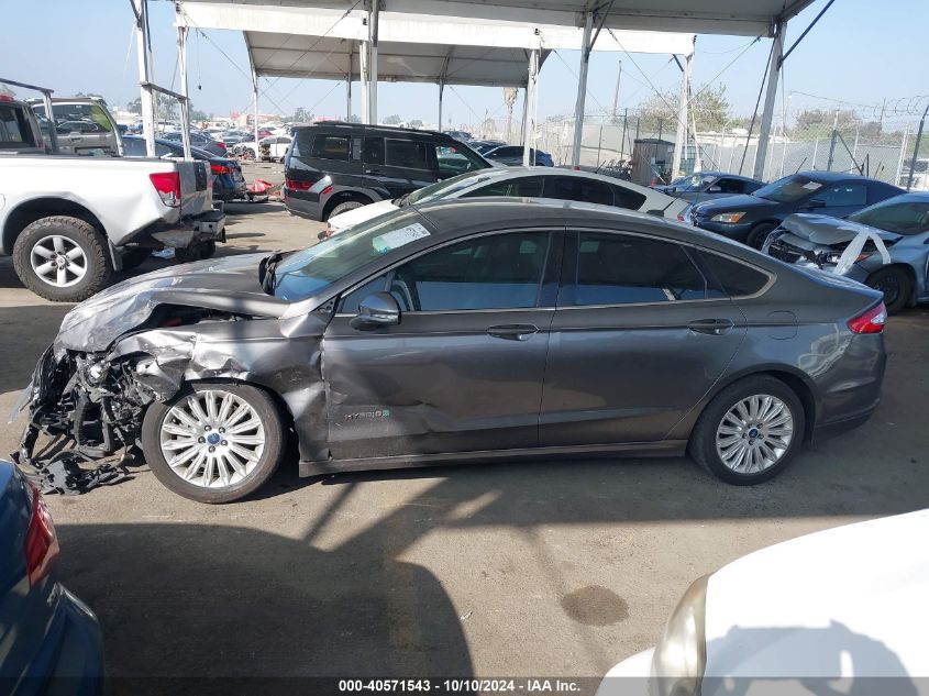 3FA6P0LU3DR261140 2013 Ford Fusion Hybrid Se