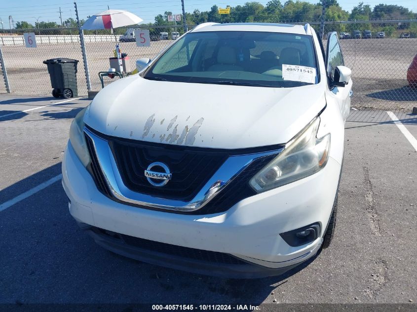 5N1AZ2MG6FN252601 2015 Nissan Murano S/Sl/Sv/Platinum