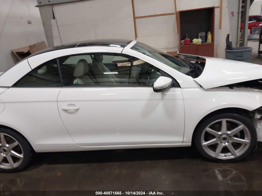 2013 Volkswagen Eos Lux VIN: WVWFW8AH8DV006813 Lot: 40571565