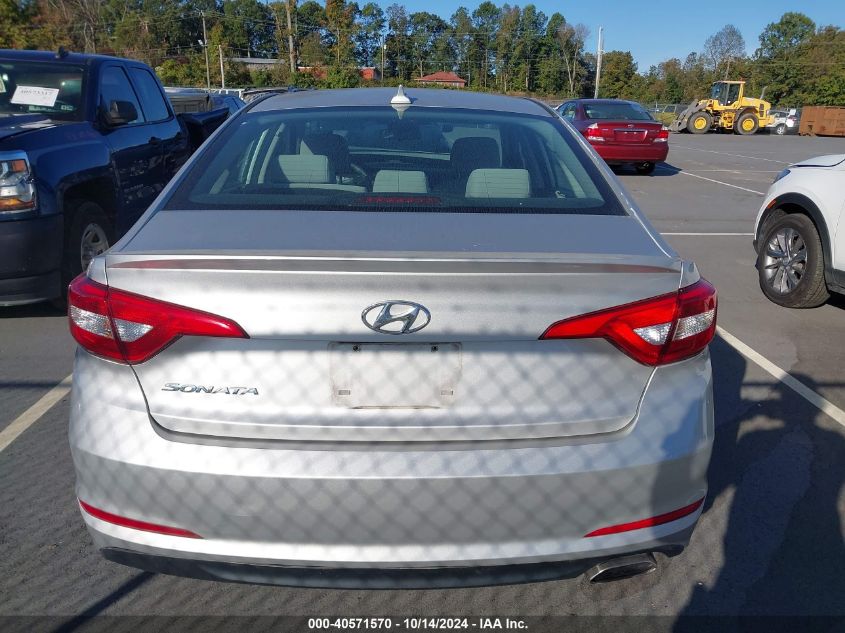 2015 Hyundai Sonata Se VIN: 5NPE24AF6FH156890 Lot: 40571570