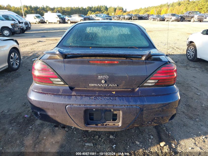 2004 Pontiac Grand Am Se1 VIN: 1G2NF52E84M605929 Lot: 40571581