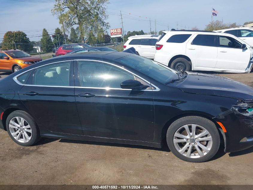 2015 Chrysler 200 Limited VIN: 1C3CCCAB5FN668124 Lot: 40571592