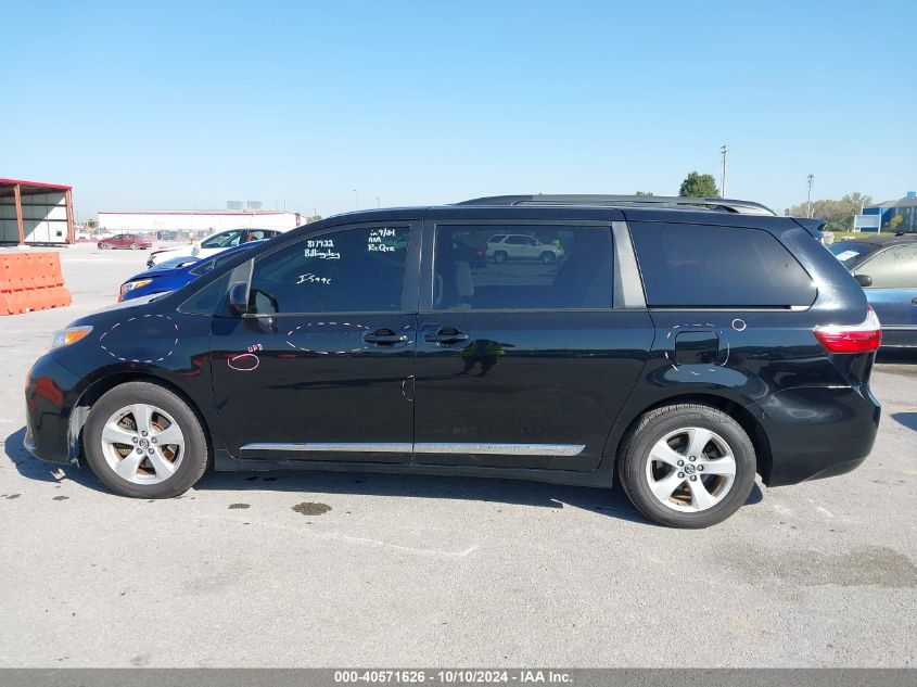 2018 Toyota Sienna Le 8 Passenger VIN: 5TDKZ3DC5JS957968 Lot: 40571626