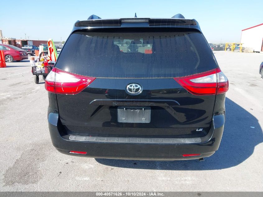 2018 Toyota Sienna Le 8 Passenger VIN: 5TDKZ3DC5JS957968 Lot: 40571626