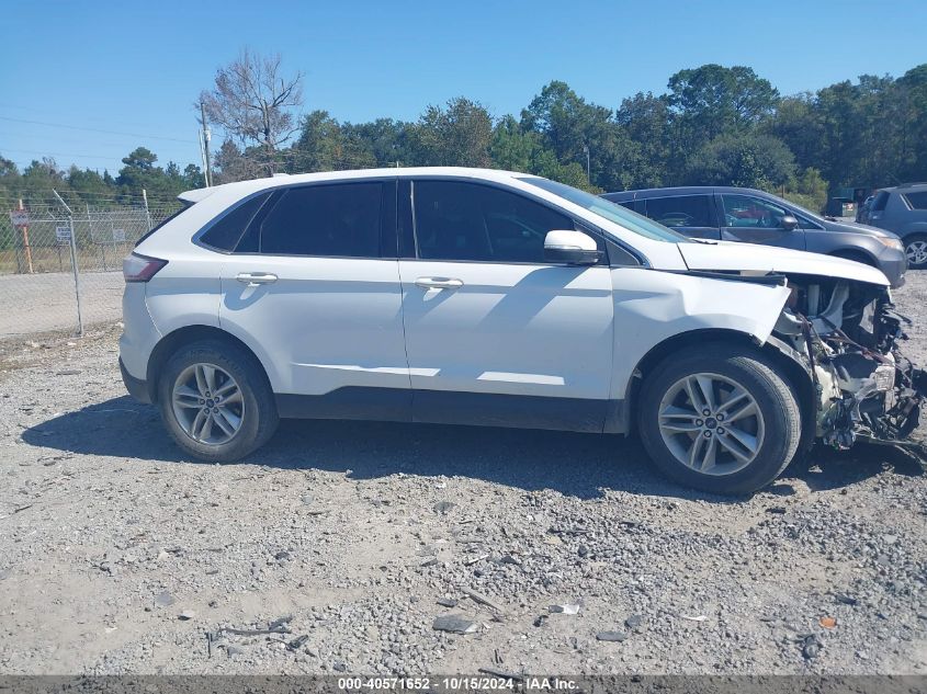 2017 Ford Edge Sel VIN: 2FMPK3J9XHBC27600 Lot: 40571652