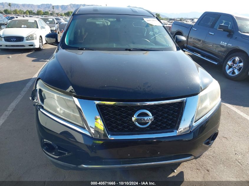 2014 Nissan Pathfinder S VIN: 5N1AR2MN0EC728818 Lot: 40571665