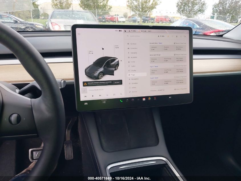 2021 Tesla Model Y Long Range Dual Motor All-Wheel Drive VIN: 5YJYGDEE8MF241094 Lot: 40571669