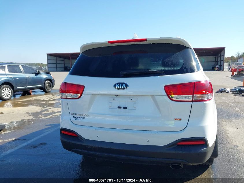 5XYPGDA39HG319221 2017 Kia Sorento 2.4L Lx