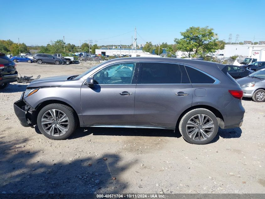 2019 Acura Mdx Tech Pkg VIN: 5J8YD4H53KL035634 Lot: 40571704