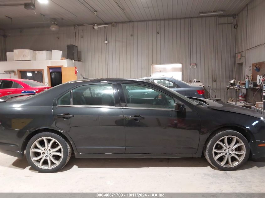 2012 Ford Fusion Sel VIN: 3FAHP0CGXCR438302 Lot: 40571709