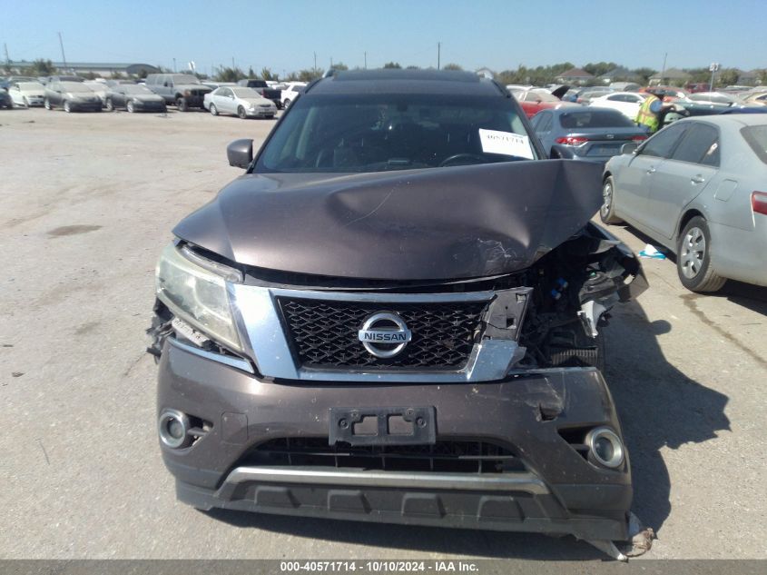 2015 Nissan Pathfinder Sl VIN: 5N1AR2MN4FC608148 Lot: 40571714