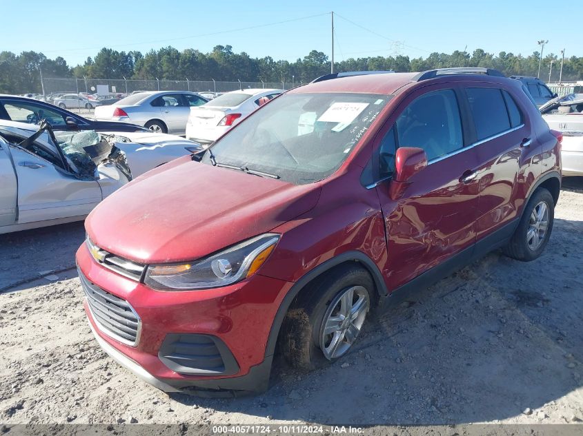 VIN 3GNCJLSBXJL412710 2018 Chevrolet Trax, LT no.2