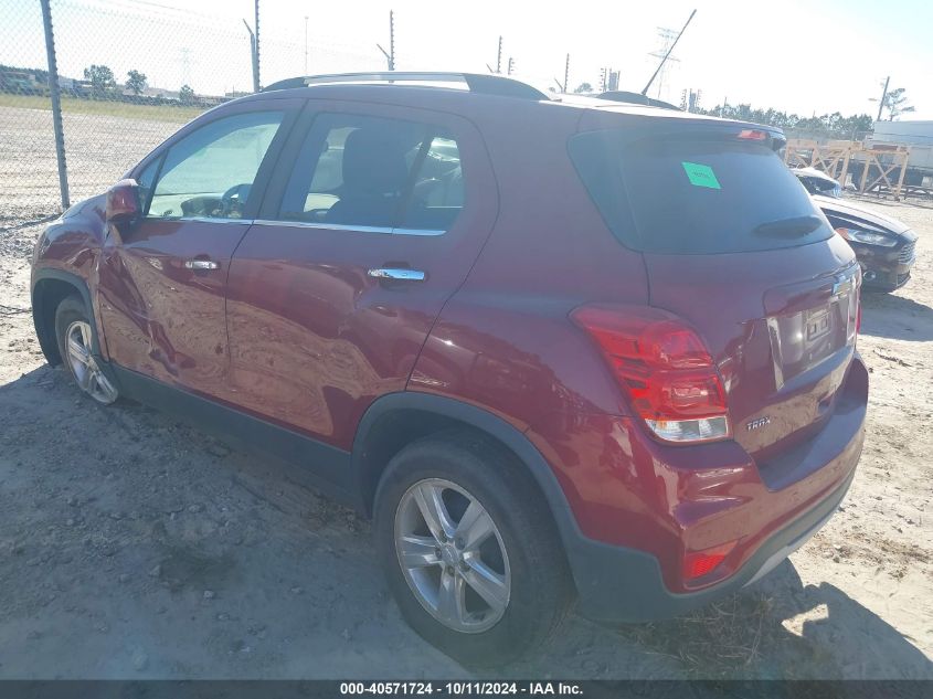 VIN 3GNCJLSBXJL412710 2018 Chevrolet Trax, LT no.3