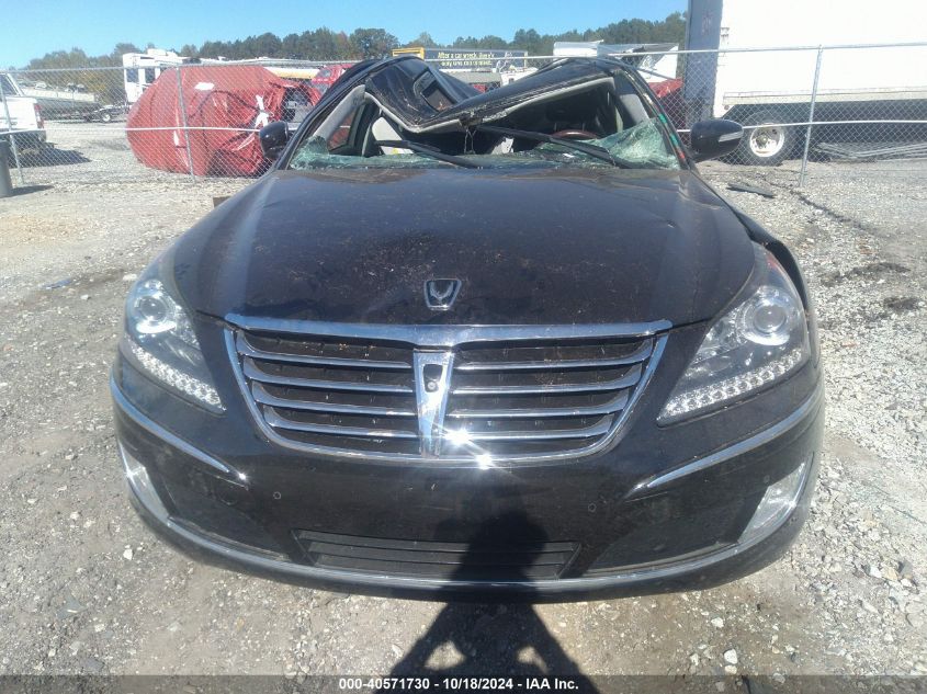 2012 Hyundai Equus Ultimate VIN: KMHGH4JH4CU044322 Lot: 40571730