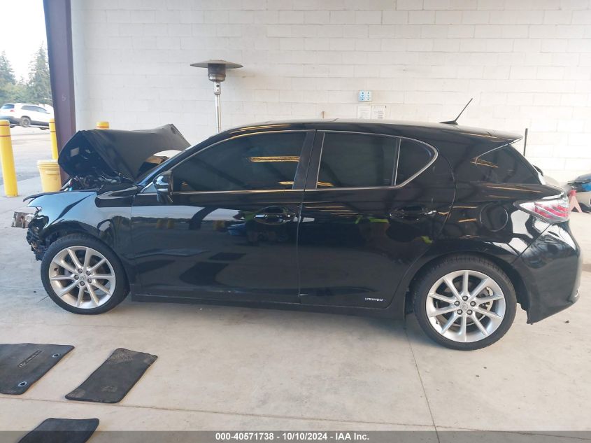 2011 Lexus Ct 200H Premium VIN: JTHKD5BH9B2028608 Lot: 40571738