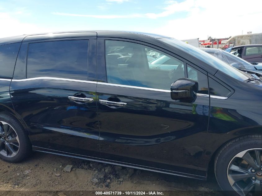 2022 Honda Odyssey Elite VIN: 5FNRL6H94NB002914 Lot: 40571739