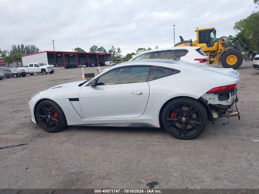 2017 Jaguar F-Type Svr VIN: SAJWJ6J87HMK43664 Lot: 40571747