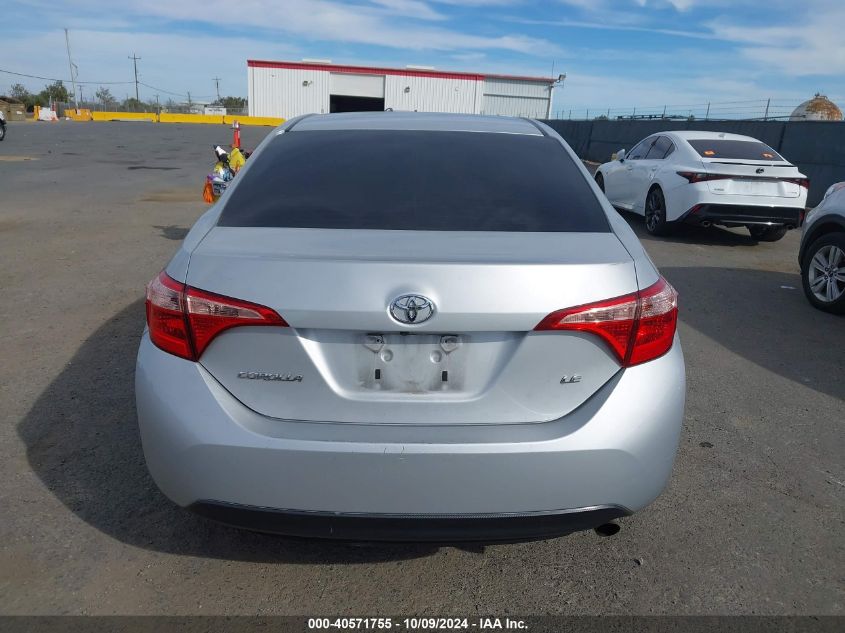 5YFBURHE2KP869824 2019 Toyota Corolla Le