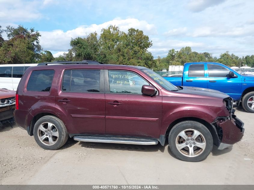 2012 Honda Pilot Ex-L VIN: 5FNYF4H55CB064534 Lot: 40571760