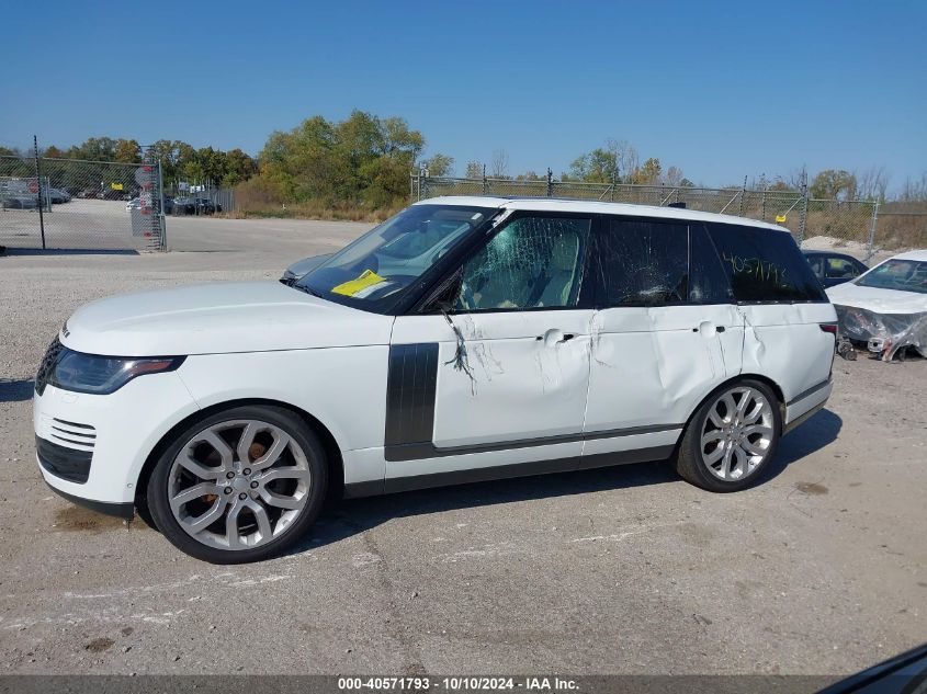 2018 Land Rover Range Rover 3.0L V6 Turbocharged Diesel Hse Td6 VIN: SALGS2RK4JA506587 Lot: 40571793