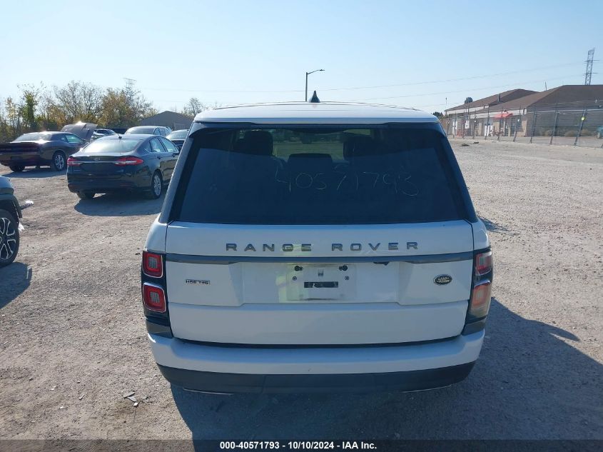 2018 Land Rover Range Rover 3.0L V6 Turbocharged Diesel Hse Td6 VIN: SALGS2RK4JA506587 Lot: 40571793