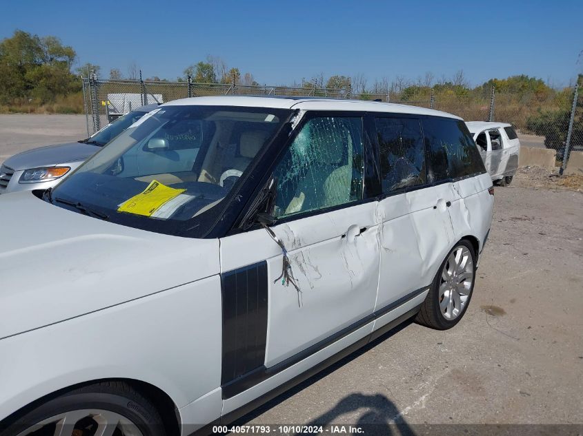 2018 Land Rover Range Rover 3.0L V6 Turbocharged Diesel Hse Td6 VIN: SALGS2RK4JA506587 Lot: 40571793