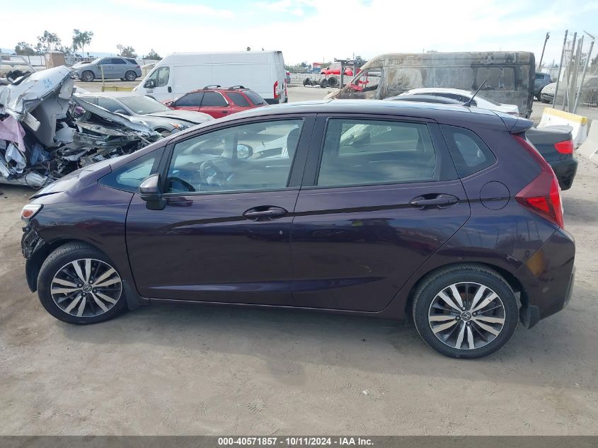 2017 Honda Fit Ex VIN: JHMGK5H73HS006638 Lot: 40571857