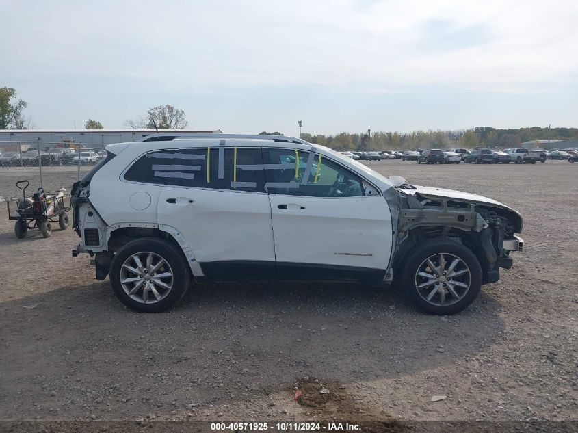 2016 Jeep Cherokee Limited VIN: 1C4PJMDS3GW124107 Lot: 40571925