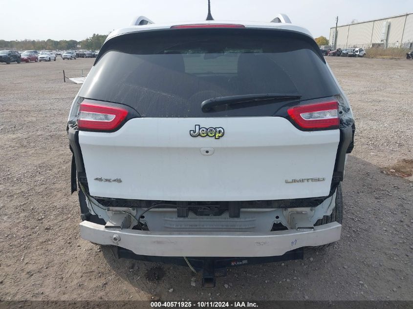 2016 Jeep Cherokee Limited VIN: 1C4PJMDS3GW124107 Lot: 40571925