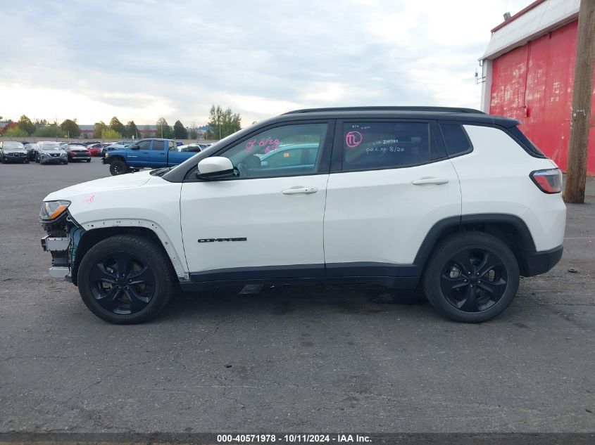 2021 Jeep Compass Altitude Fwd VIN: 3C4NJCBBXMT587321 Lot: 40571978