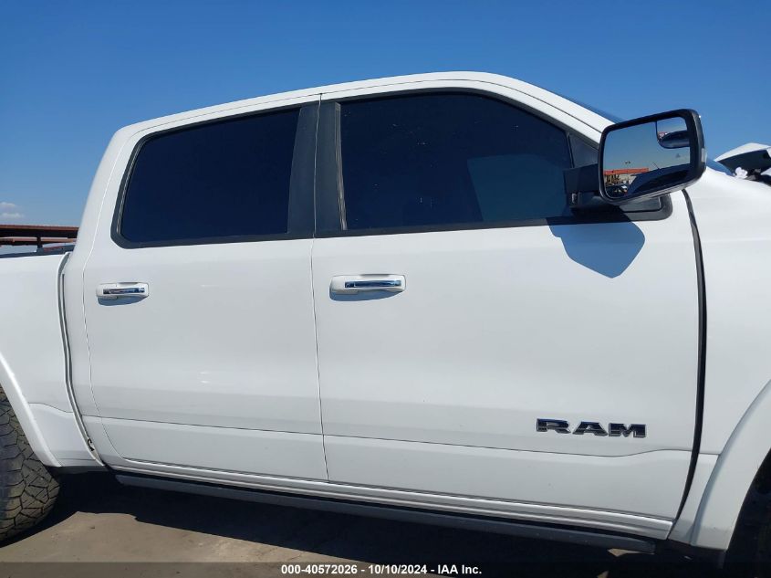 2019 Ram 1500 Laramie 4X4 5'7 Box VIN: 1C6SRFJT1KN599742 Lot: 40572026