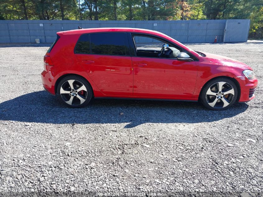 2015 Volkswagen Golf Gti 2.0T Se 4-Door VIN: 3VW4T7AU6FM000302 Lot: 40572037