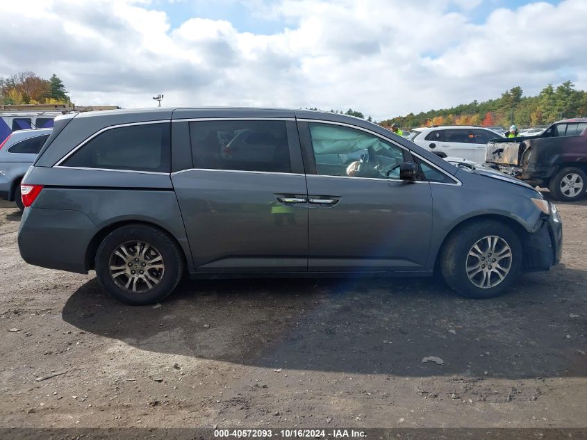 2013 Honda Odyssey Ex-L VIN: 5FNRL5H61DB004781 Lot: 40572093