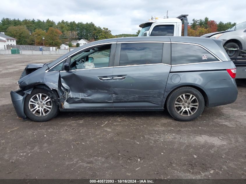 2013 Honda Odyssey Ex-L VIN: 5FNRL5H61DB004781 Lot: 40572093