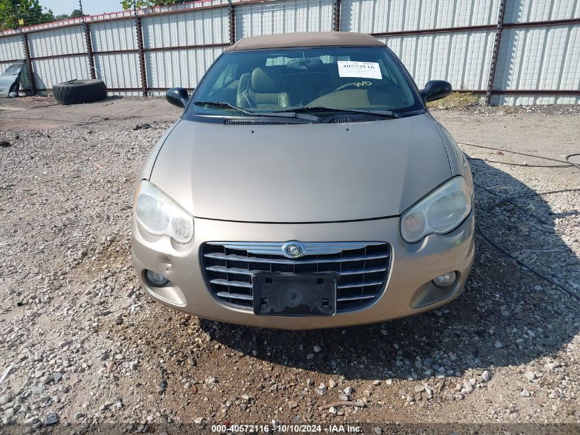 2004 Chrysler Sebring Lxi VIN: 1C3EL55RX4N104980 Lot: 40572116