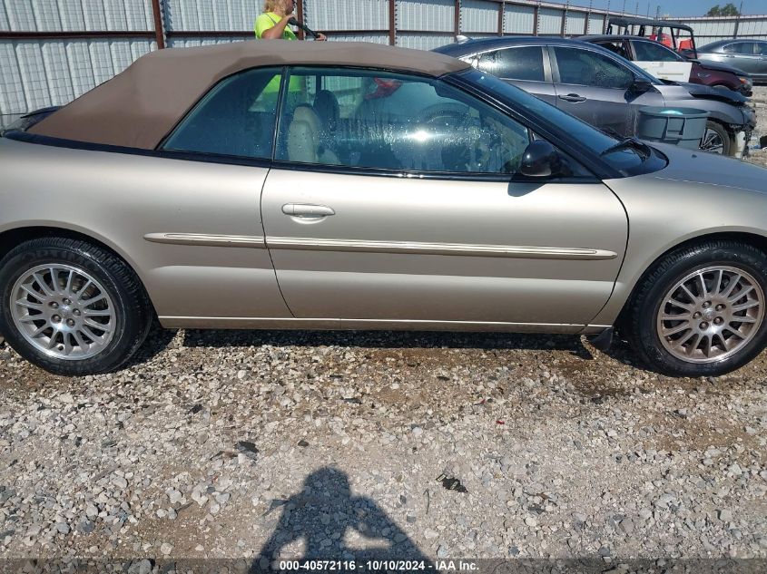 2004 Chrysler Sebring Lxi VIN: 1C3EL55RX4N104980 Lot: 40572116