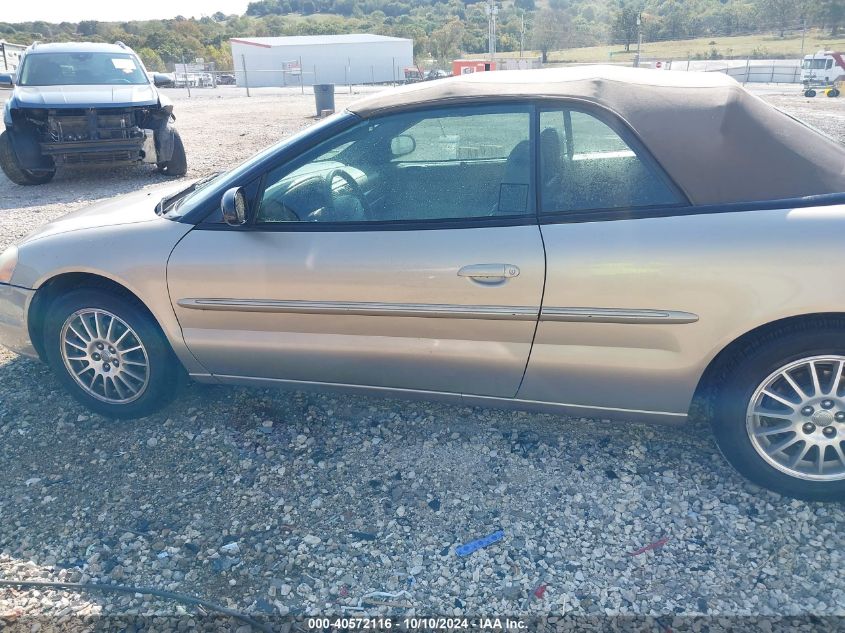 2004 Chrysler Sebring Lxi VIN: 1C3EL55RX4N104980 Lot: 40572116