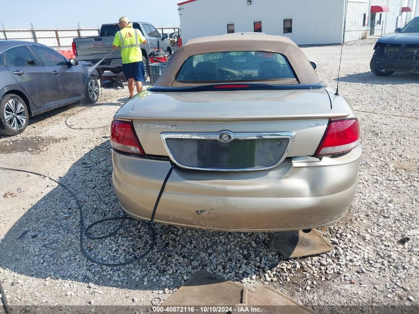 2004 Chrysler Sebring Lxi VIN: 1C3EL55RX4N104980 Lot: 40572116