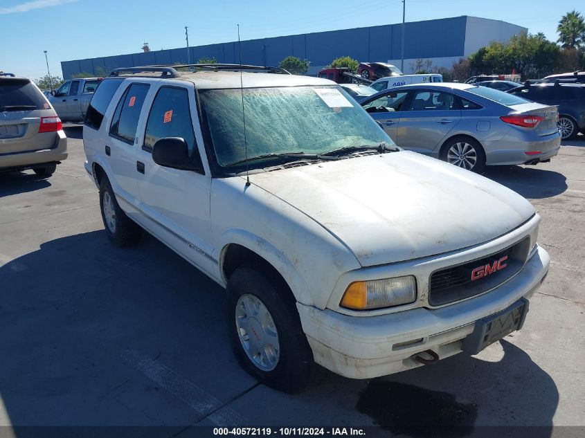 1997 GMC Jimmy Sls VIN: 1GKDT13W6V2502008 Lot: 40572119