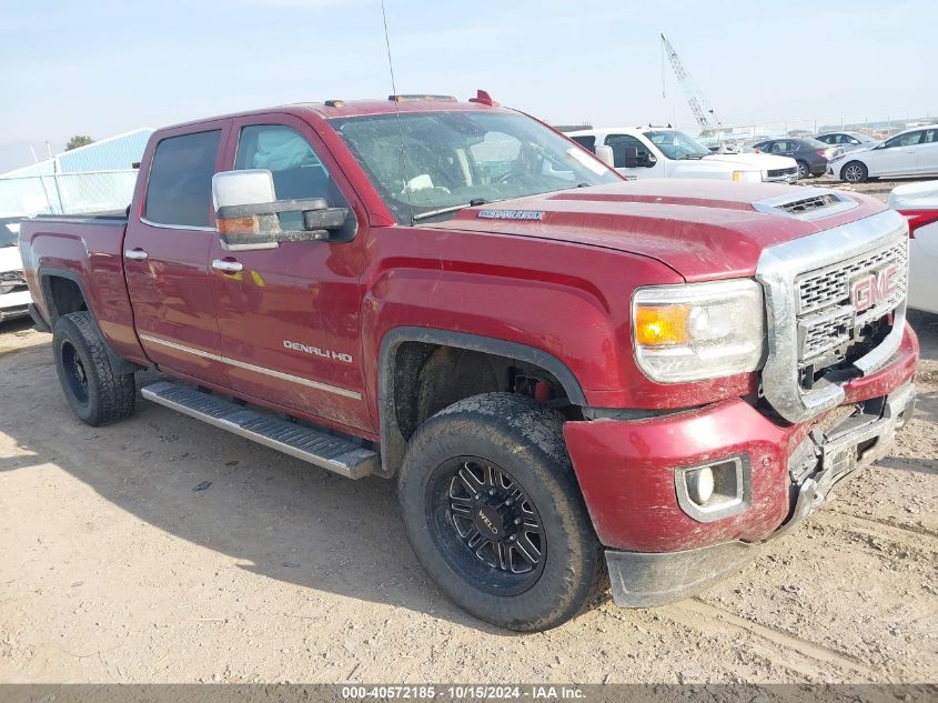 2018 GMC Sierra 2500Hd Denali VIN: 1GT12UEY1JF216295 Lot: 40572185