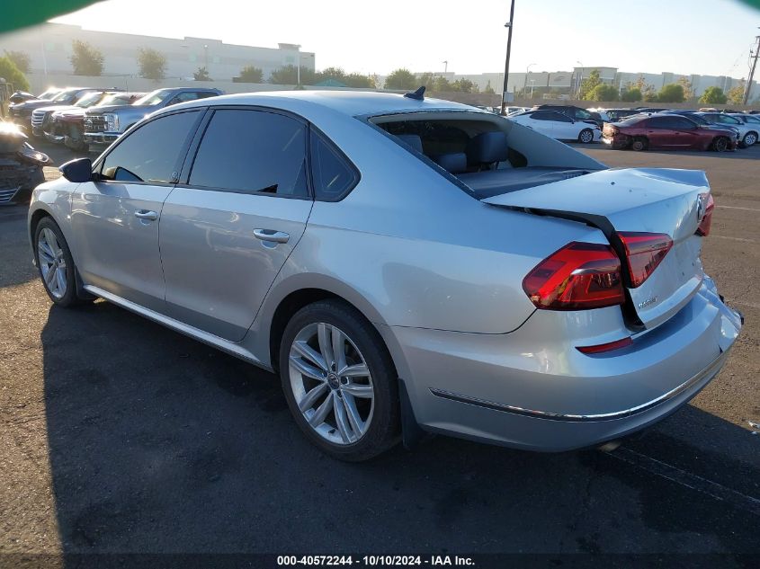 2019 VOLKSWAGEN PASSAT 2.0T WOLFSBURG EDITION - 1VWLA7A34KC008998