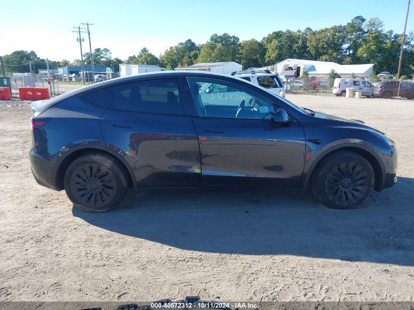 2024 Tesla Model Y Long Range Dual Motor All-Wheel Drive/Rwd VIN: 7SAYGDED3RF092501 Lot: 40572312