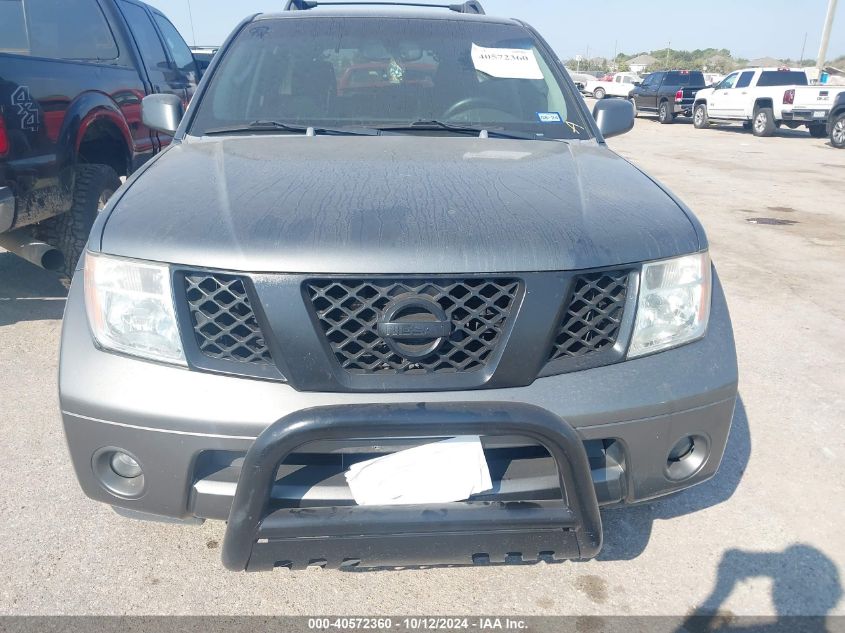 2005 Nissan Pathfinder Se VIN: 5N1AR18U45C750221 Lot: 40572360