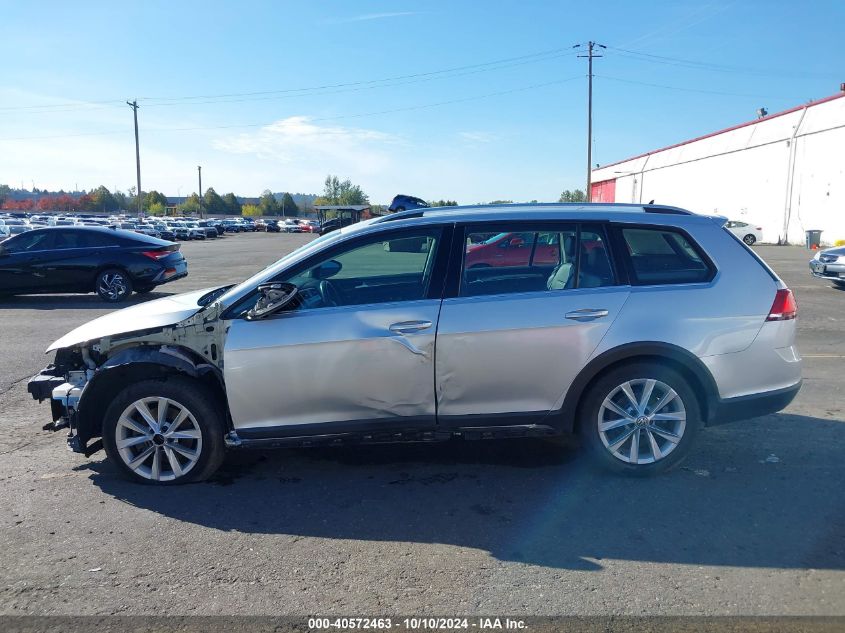 2017 Volkswagen Golf Alltrack Tsi S/Tsi Se VIN: 3VWM17AU8HM533521 Lot: 40572463